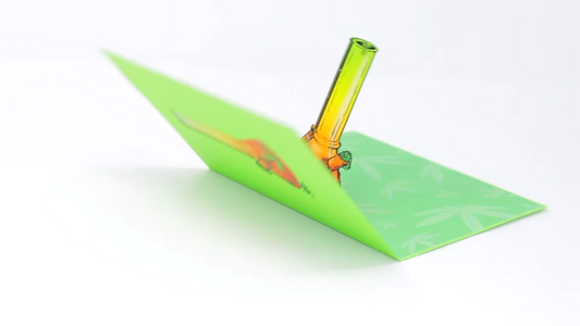 Rasta Bong Funny 3D Pop-Up Marijuana Stoner Card